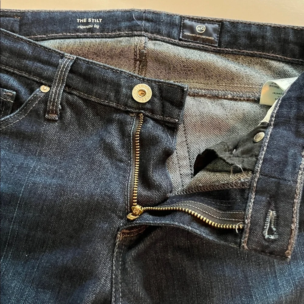 Ag Adriano Goldschmied The Stilt Cigarette Leg Mid Rise Size 28R